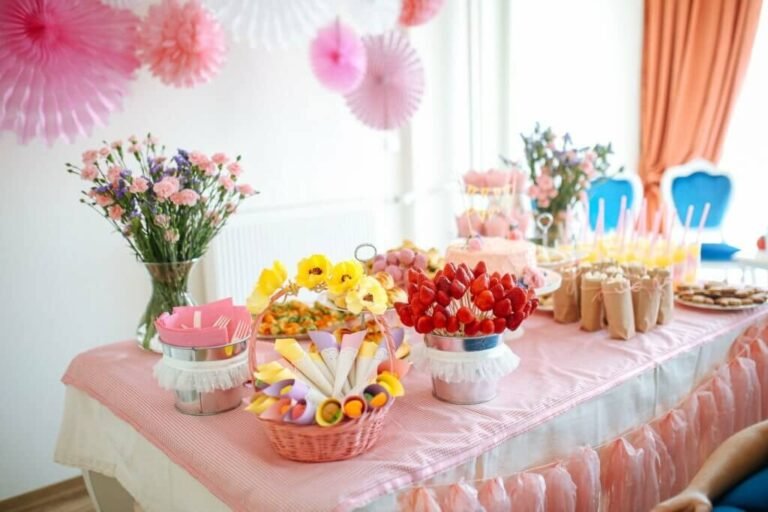 Girl baby shower themes